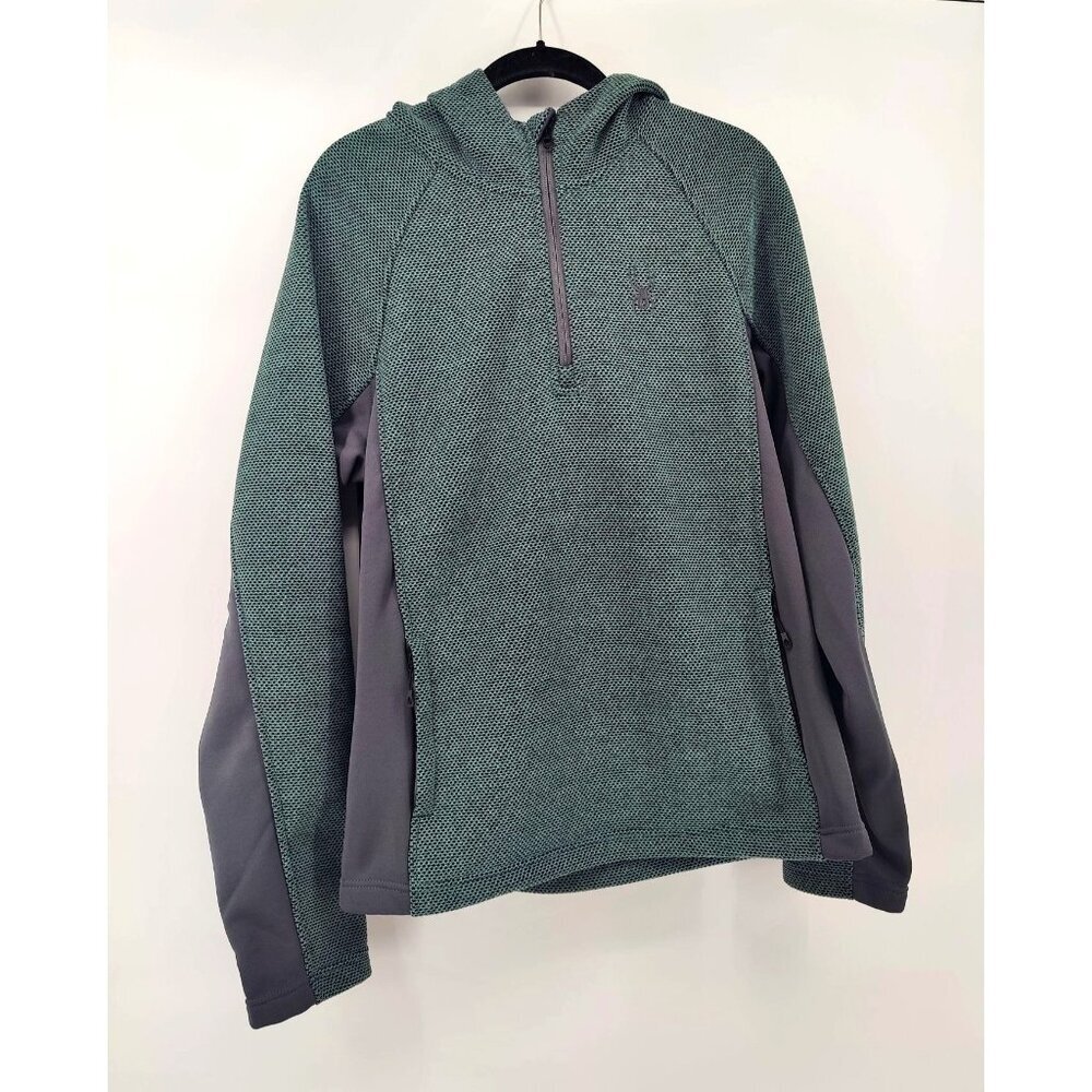 Spyder Frontier Half Zip Fleece Lined Hooded Sweatshirt Size M